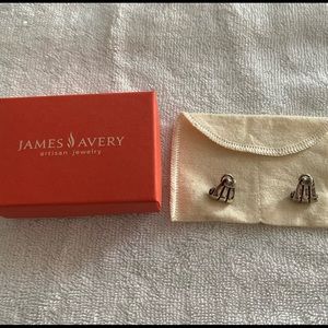James Avery Scroll French clip earrings Retired